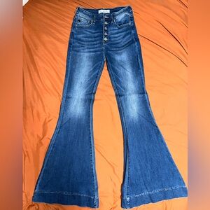 Kancan high rise denim flares